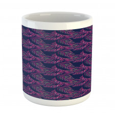 Abstract Rainforest Plants Mug