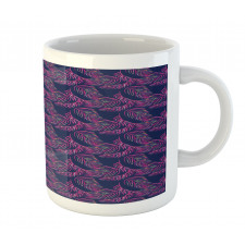 Abstract Rainforest Plants Mug