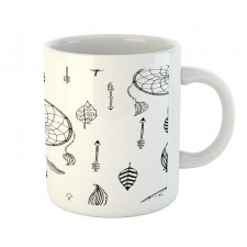 Folk Feathers Arrow Mug