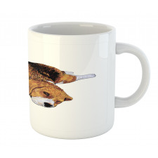 Before Falling Asleep Dog Mug