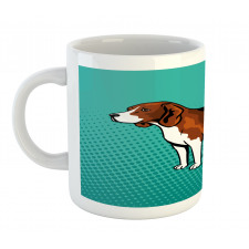 Halftone Dog Breed Graphic Mug