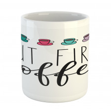 Wording Tiny Cups Mug