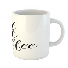 Morning Theme Text Mug