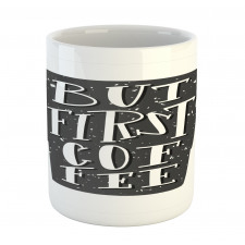 Funny Lettering Mug