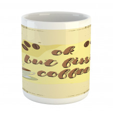 Coffee Beans Steam Mug