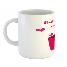 Text and Hearts Mug