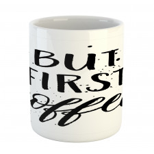 Typography Spots Mug