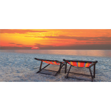 Beach with Colorful Sky Mug