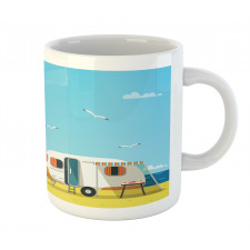 Coastline Clouds Scenery Mug