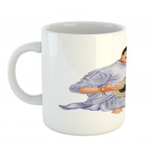 Man in Ethnic Orient Clothes Mug