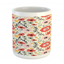 Flowers Herbs and Leaves Mug