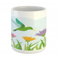 Garden Art Hummingbird Mug