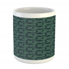 Island Plants Stripy Elements Mug