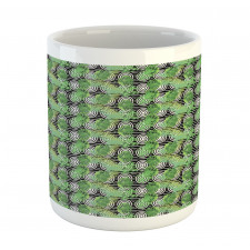 Concentric Circles Background Mug