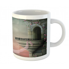 Old Medieval Tower Rose Mug