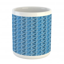 Aquatic Theme Modern Art Mug