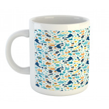 Dolphin Star Jellyfish Shells Mug