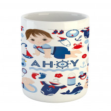 Sailor Babies Clothes Motif Mug