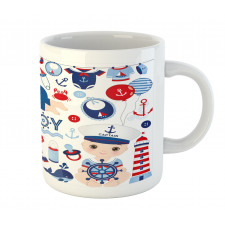 Sailor Babies Clothes Motif Mug