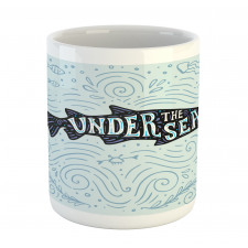 Funny Wording on Fish Mug