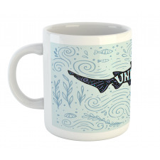 Funny Wording on Fish Mug