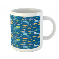 Fish Turtle Nautical Mug