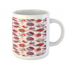 Ocean Creatures Blots Mug