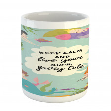 Calligraphy Mermaids Mug