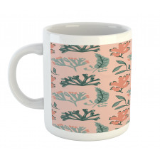 Seaweed Coral Tones Mug