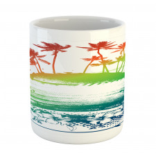 Grunge Summer Scenery Mug