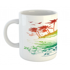 Grunge Summer Scenery Mug