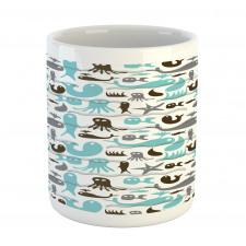 Jellyfish Whale Underwater Mug