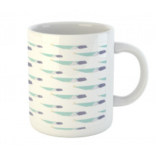 Origami Style Mammal Fish Mug