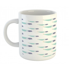 Origami Style Mammal Fish Mug