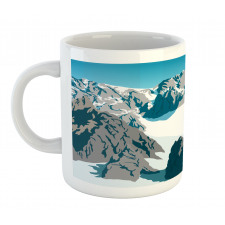 Winter Snow Covered Theme Mug