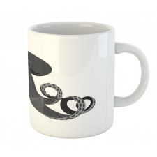 Monochrome Style Animal Mug