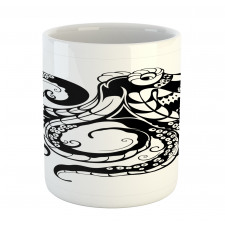 Ornamental Sea Animal Image Mug