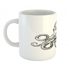 Sea Animal Hand Drawn Image Mug