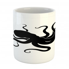 Giant Sea Animal Silhouette Mug