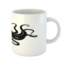 Giant Sea Animal Silhouette Mug