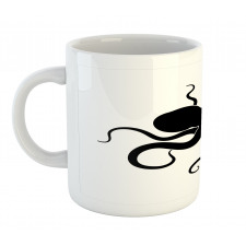 Giant Sea Animal Silhouette Mug