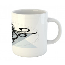 Geometric Style Sea Animal Mug