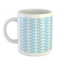 Tile Hexagons and Flowers Mug