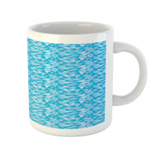 Monochrome Triangle Mosaic Mug