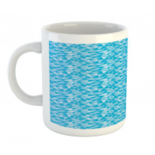 Monochrome Triangle Mosaic Mug