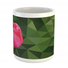Geometric Tulip on Mosaic Mug