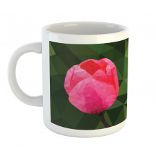 Geometric Tulip on Mosaic Mug