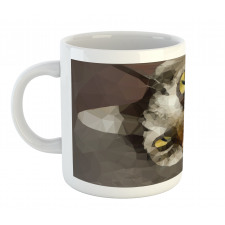 Low Poly Art Cat Portrait Mug