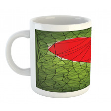 Geometric Mosaic Art Heart Mug