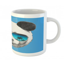 Single Cool Panda Face Mug